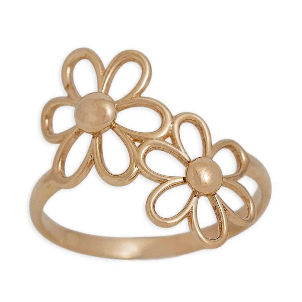 Openwork Daisy Ring | Double Daisy | Bronze | Nina Designs